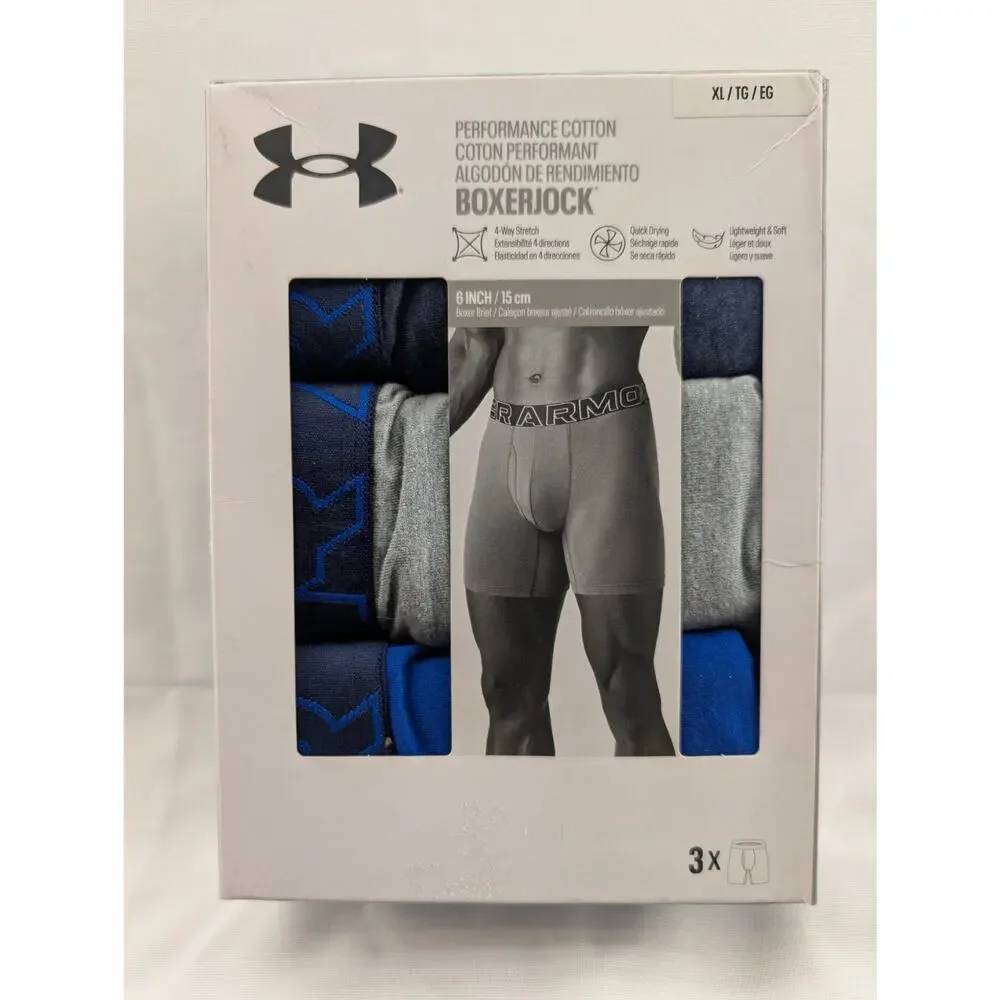 NWT Under Armour Men's UA Performance Cotton Men's 6